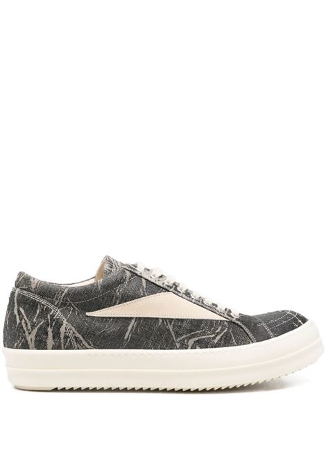 sneaks vintage snekers man black and white RICK OWENS DRKSHDW | DU02E7803 DWFLVS5911
